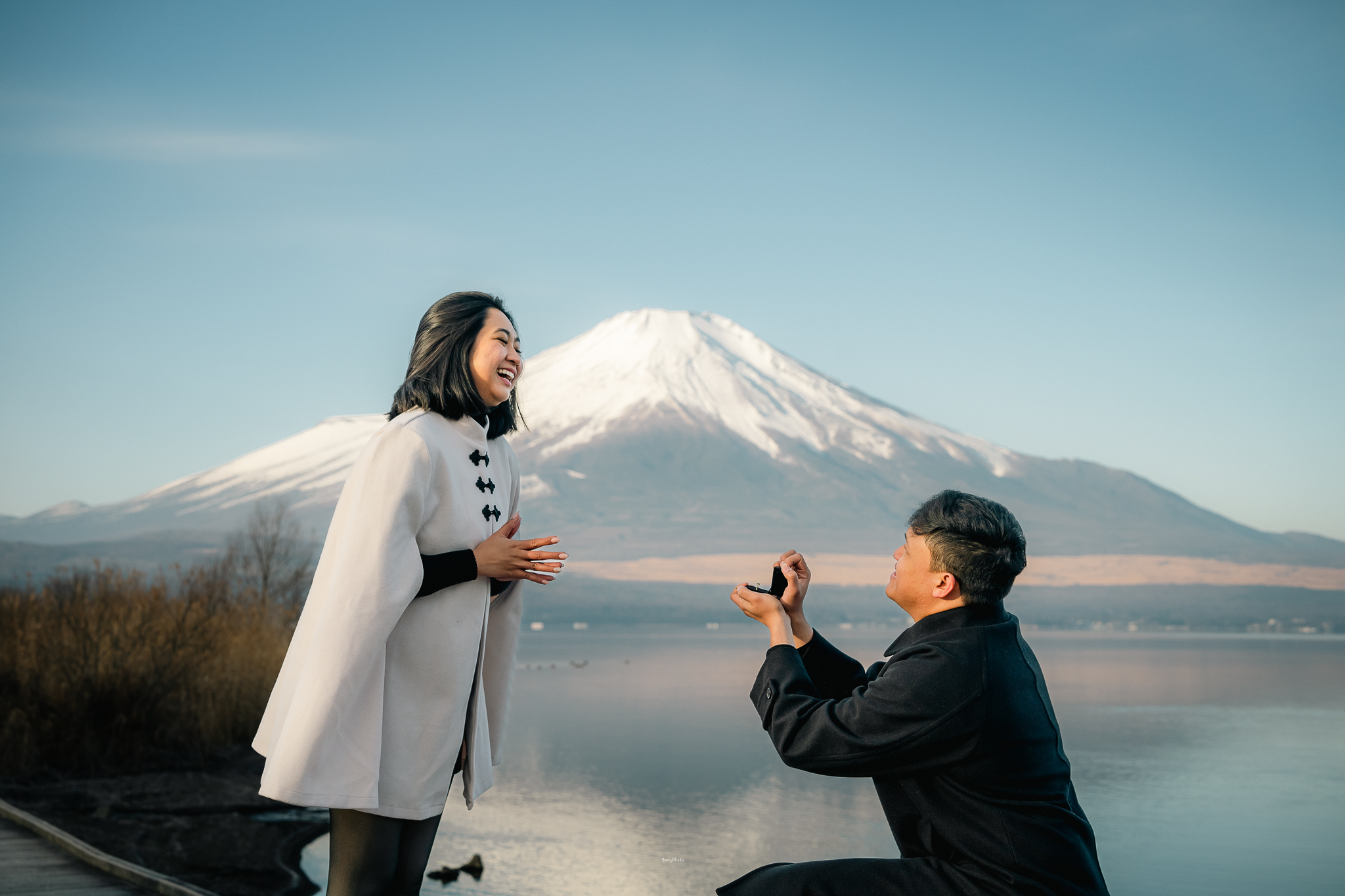 Wedding Proposal at Mt. Fuji